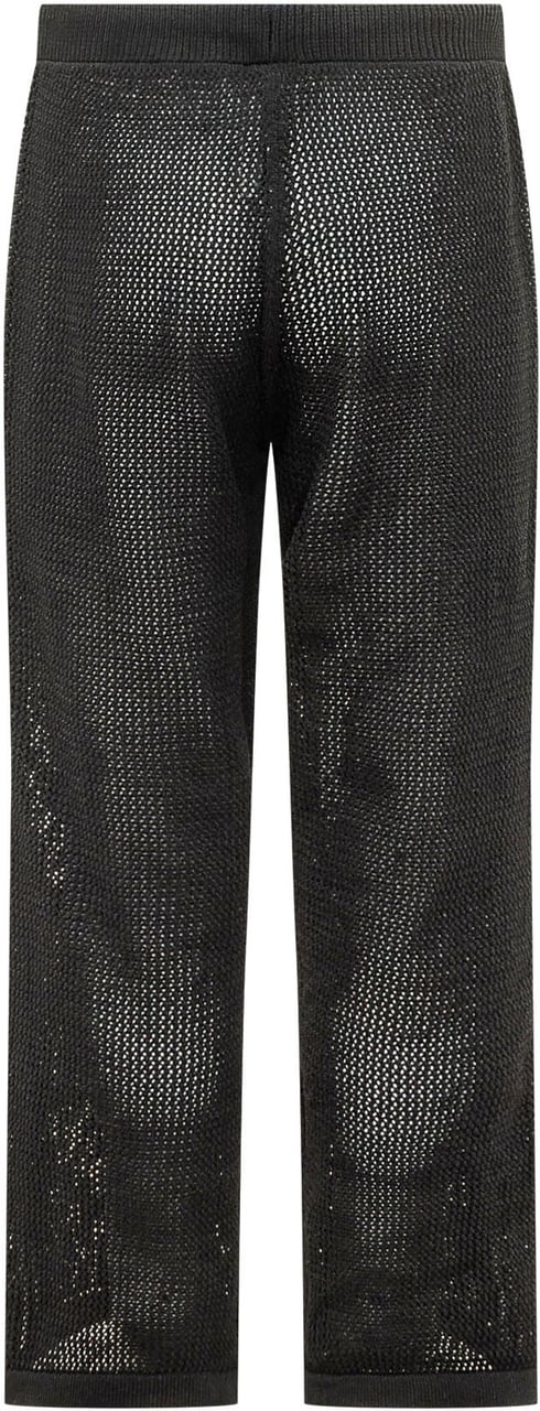 Adidas Pantaloni Crochet con Bande Laterali Zwart