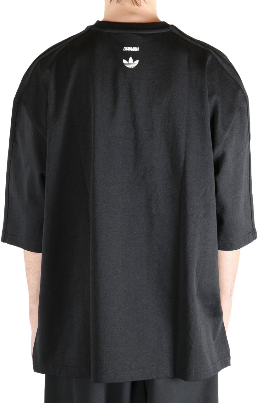 Adidas T-Shirts And Polos Black Zwart