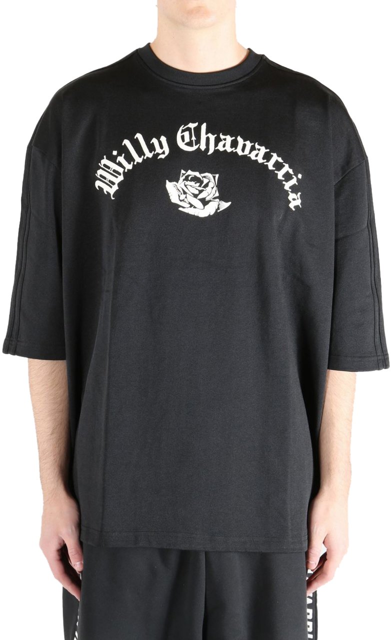 Adidas T-Shirts And Polos Black Zwart