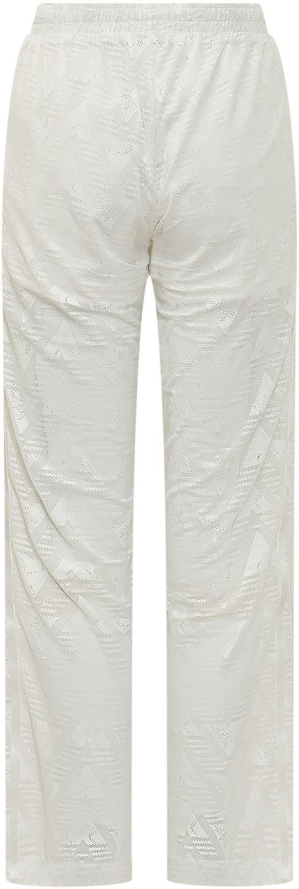 Adidas Pantaloni Sportivi con Bande Laterali Wit