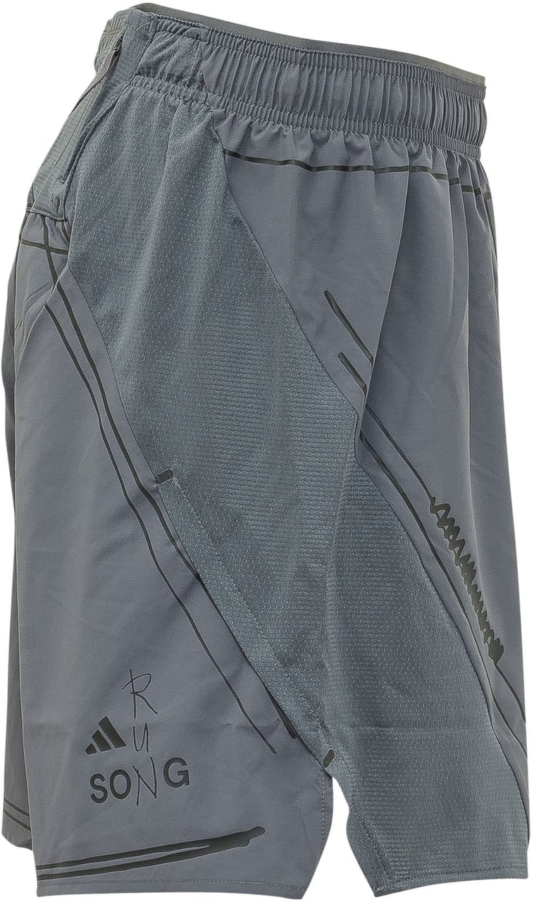 Adidas Shorts Tecnici con Inserti e Elastico Grijs