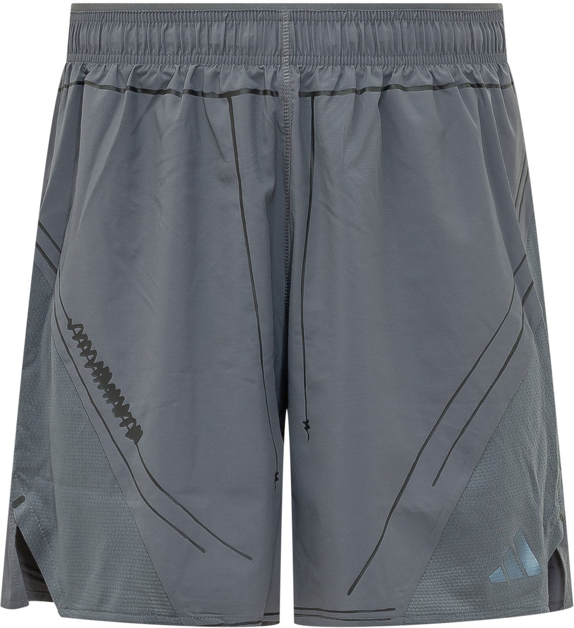 Adidas Shorts Tecnici con Inserti e Elastico Grijs