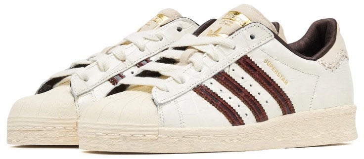 Adidas Adidas Superstar Wales Bonner White Brown Croc Wit