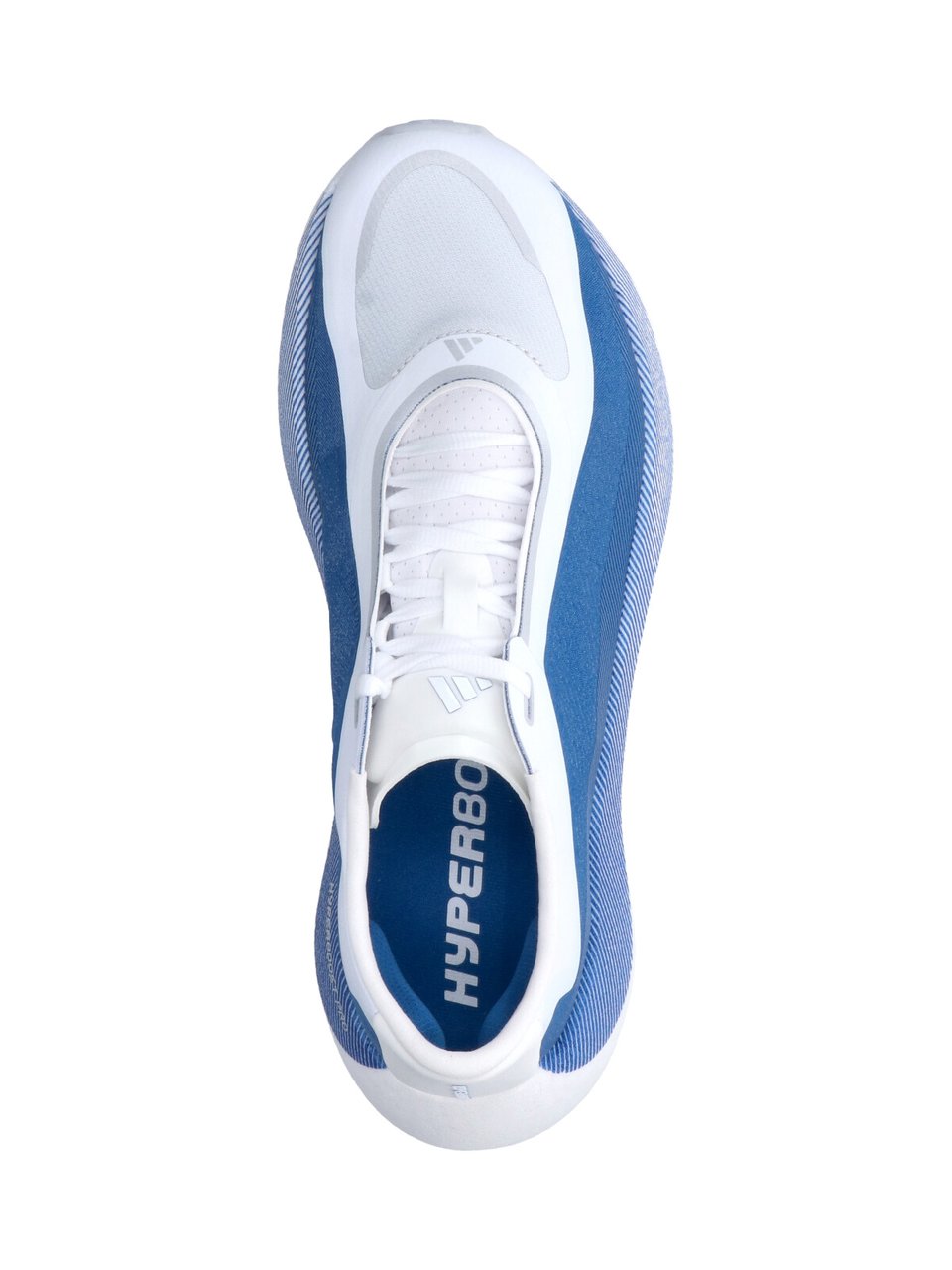 Adidas White Aerodynamic Blue Mesh Panel Sneakers Wit
