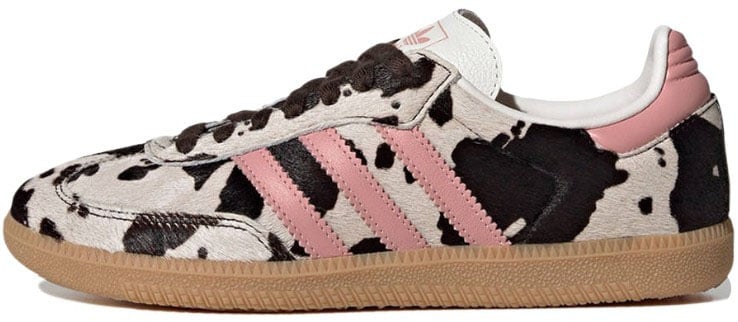 Adidas Adidas Samba OG Cow Print Dark Brown Wonder Mauve Roze
