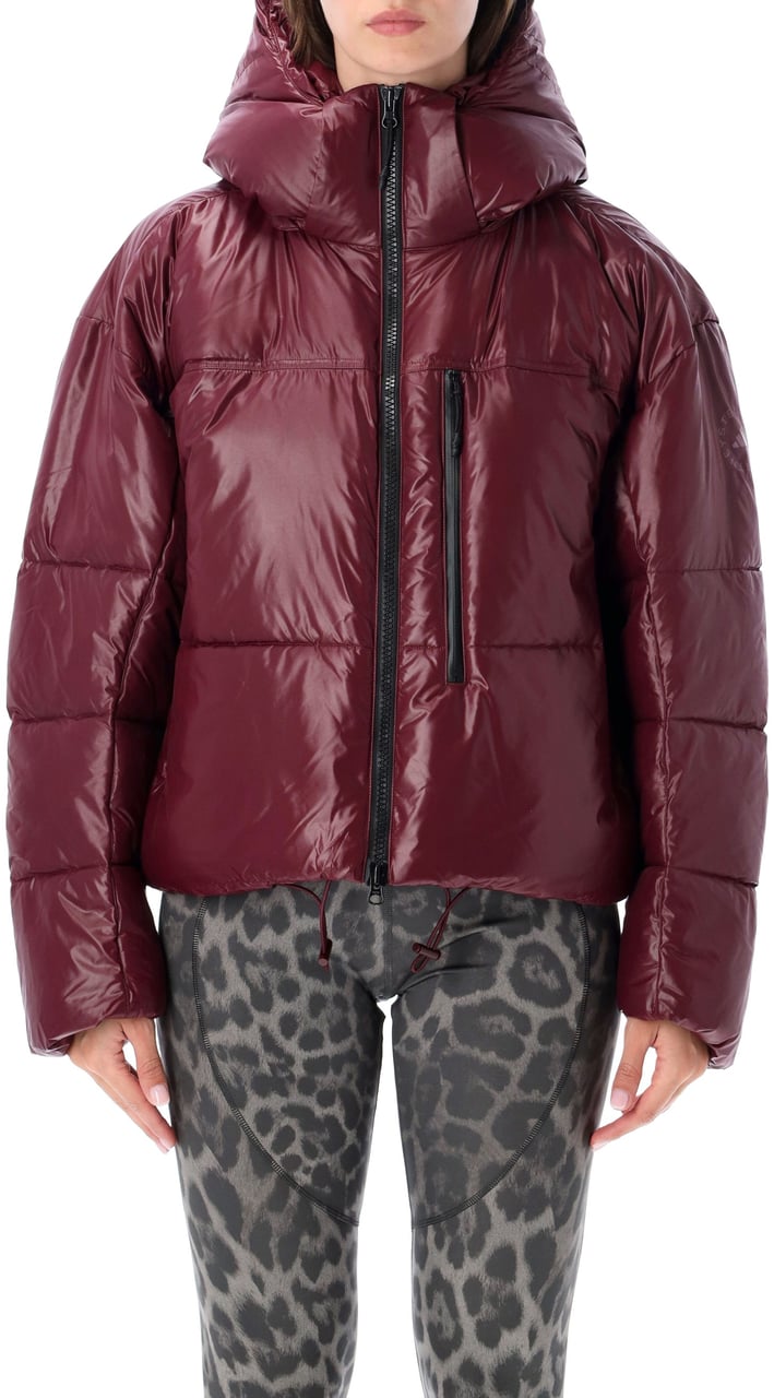 Adidas Short Puffer Viola Maroon