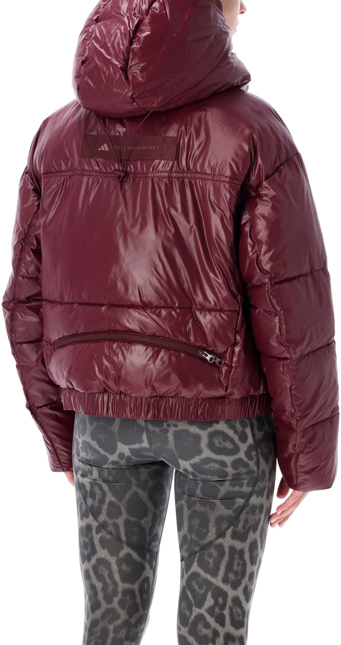 Adidas Short Puffer Viola Maroon
