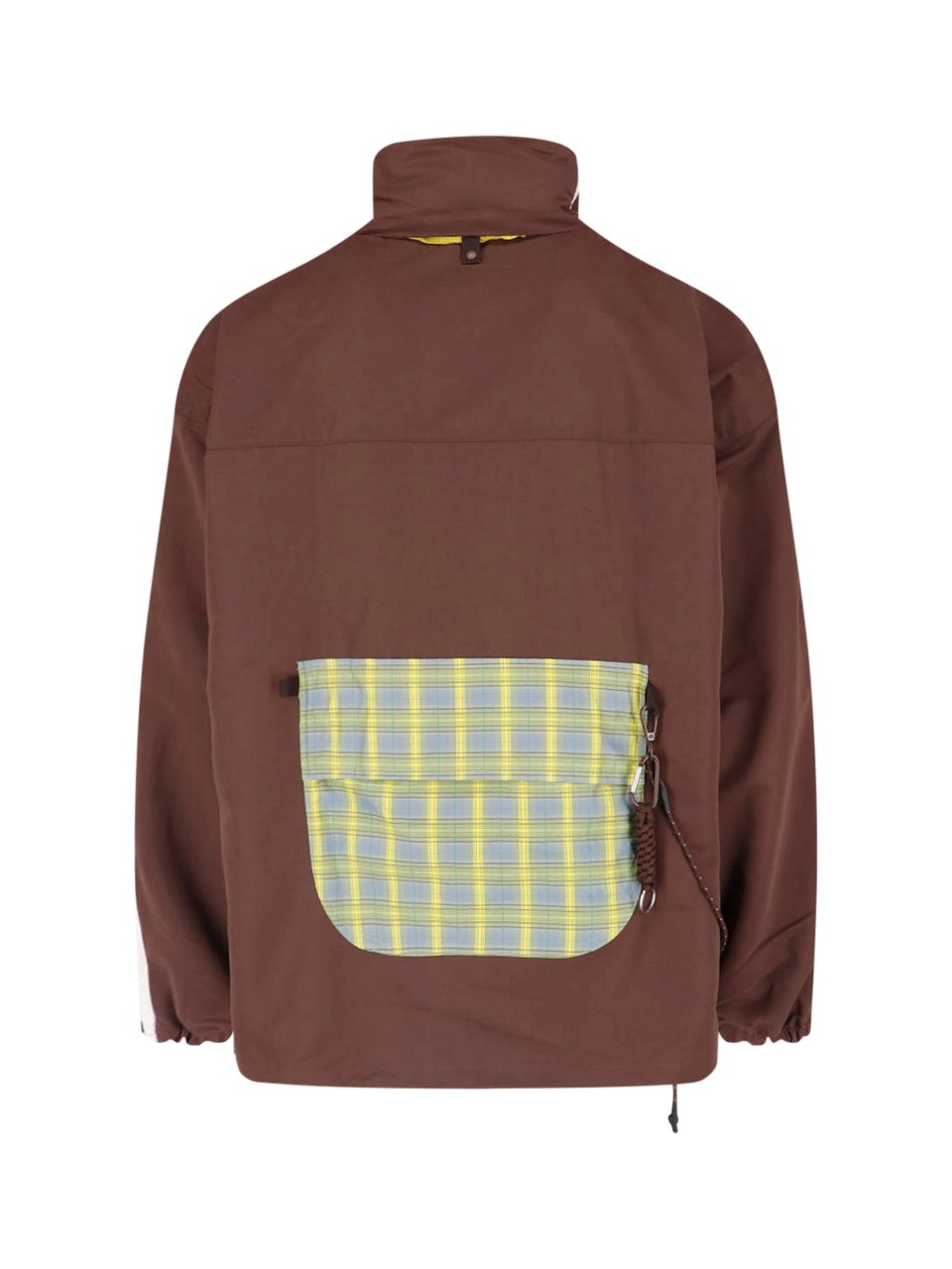 Adidas Zip-Up Jacket with High Collar and Signature Stripes Bruin