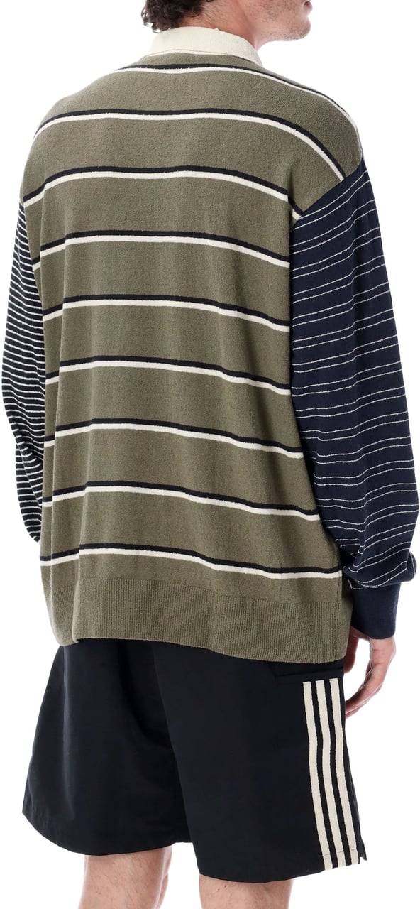Adidas Polo L/S Olive Strata Donkergroen