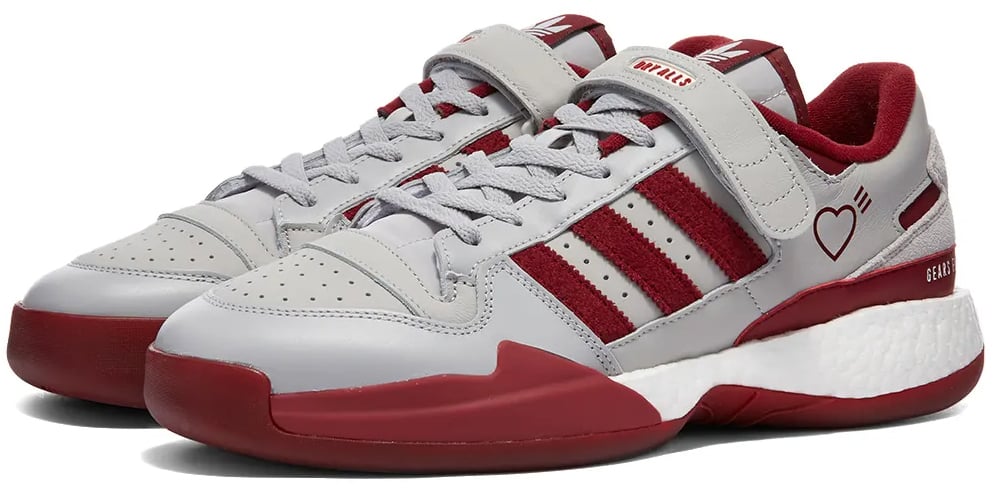 Adidas X Human Made Forum Low Sneakers Grijs