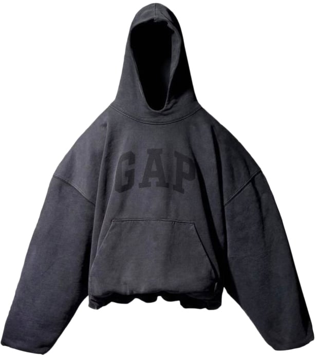 Adidas Hoodie Yeezy Gap Engineered by Balenciaga Dove Black Zwart