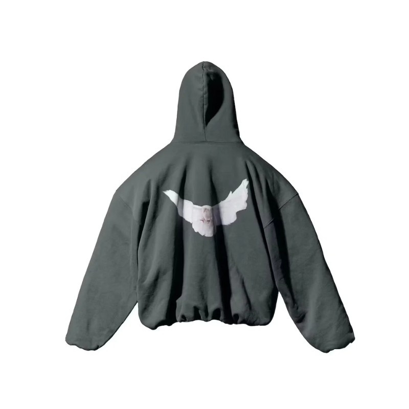 Adidas Hoodie Yeezy Gap Engineered by Balenciaga Dark Green Groen