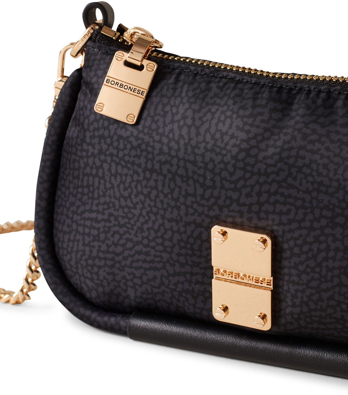 Borbonese CAHIER CROSSBODY MINI Zwart