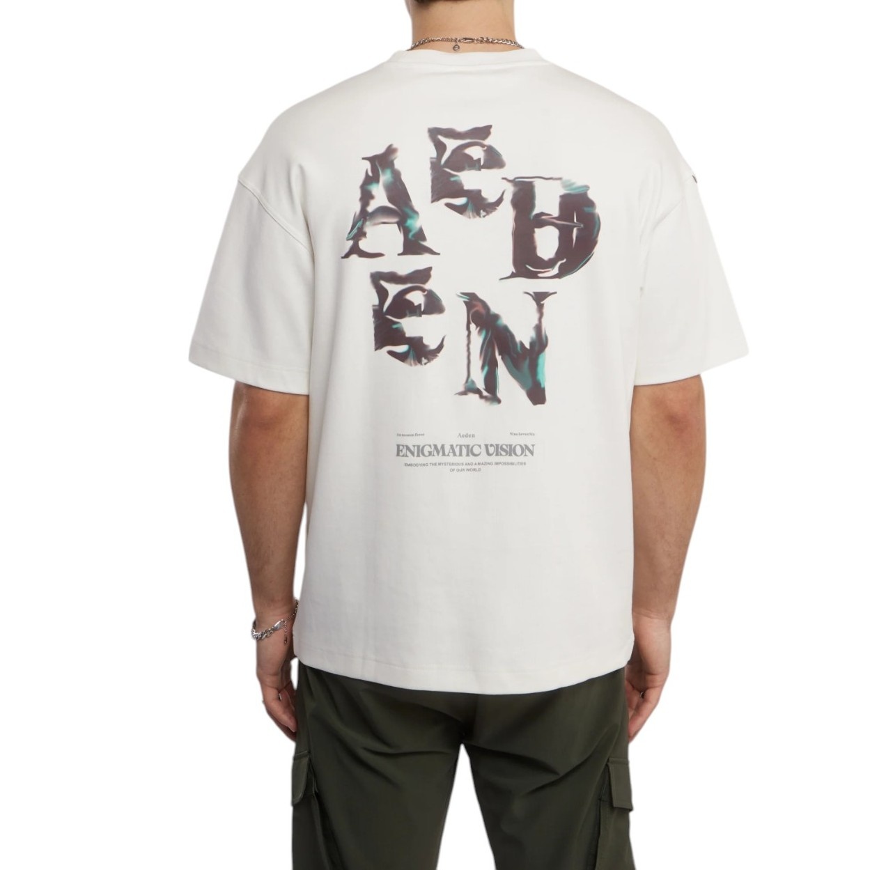 Aeden Heren T-Shirt Wit