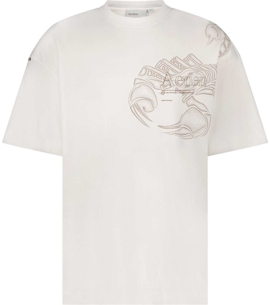 Aeden Heren T-Shirt Wit