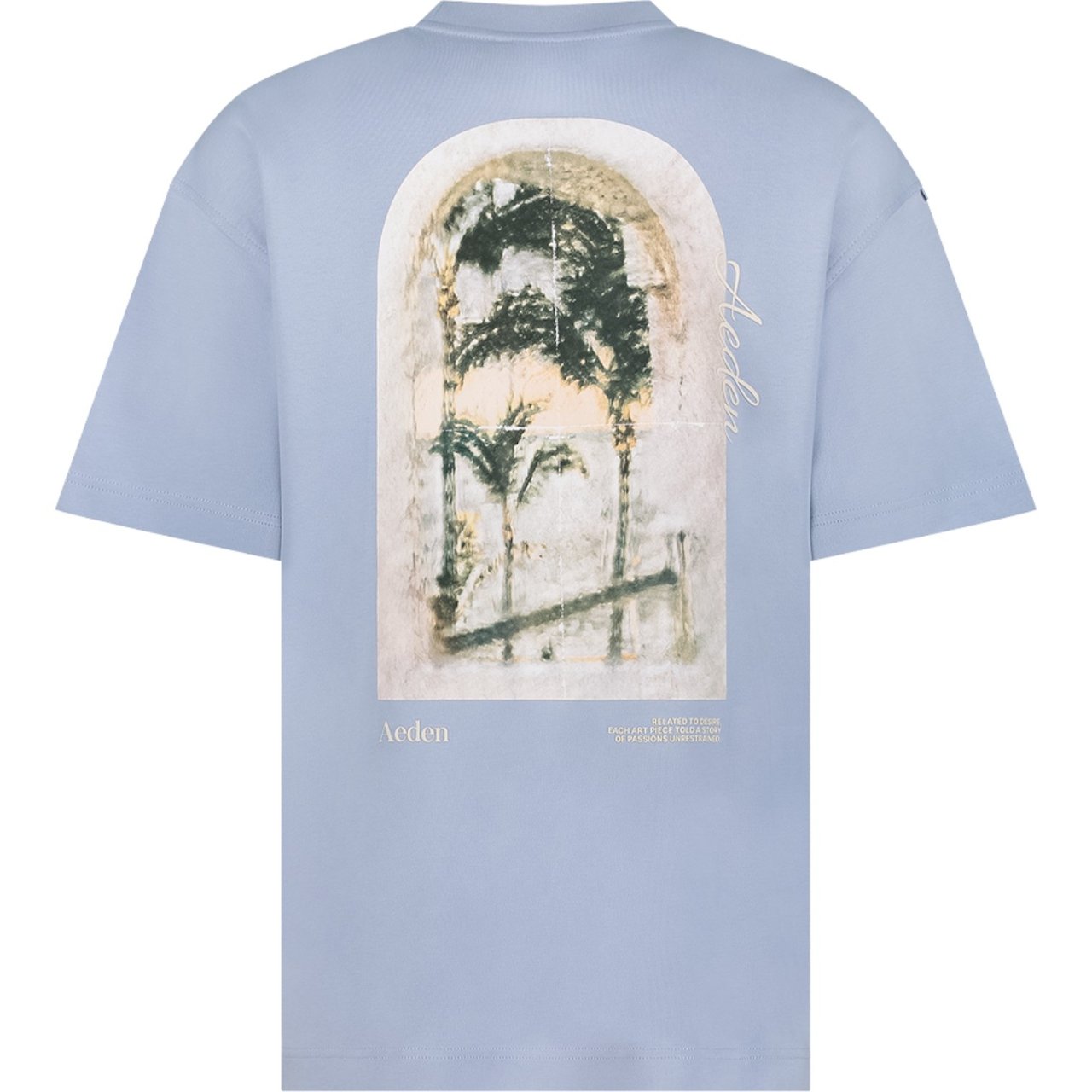 Aeden Heren T-Shirt Blauw