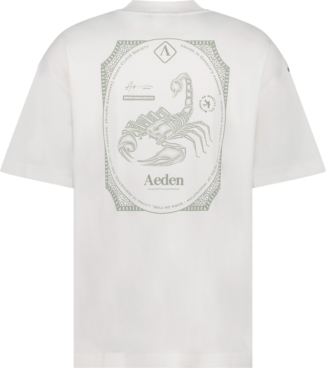 Aeden Heren T-Shirt Wit