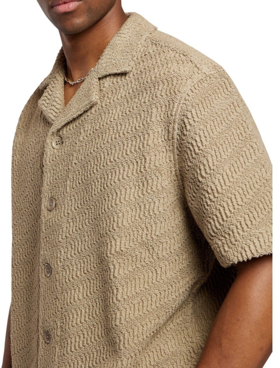 Aeden Heren Overshirt Bruin