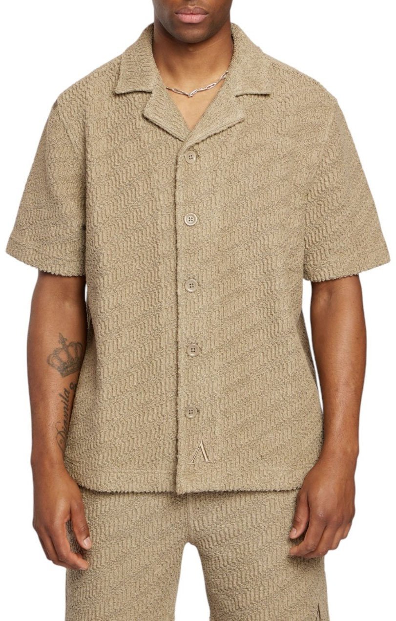 Aeden Heren Overshirt Bruin