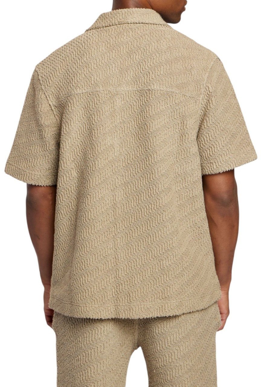 Aeden Heren Overshirt Bruin