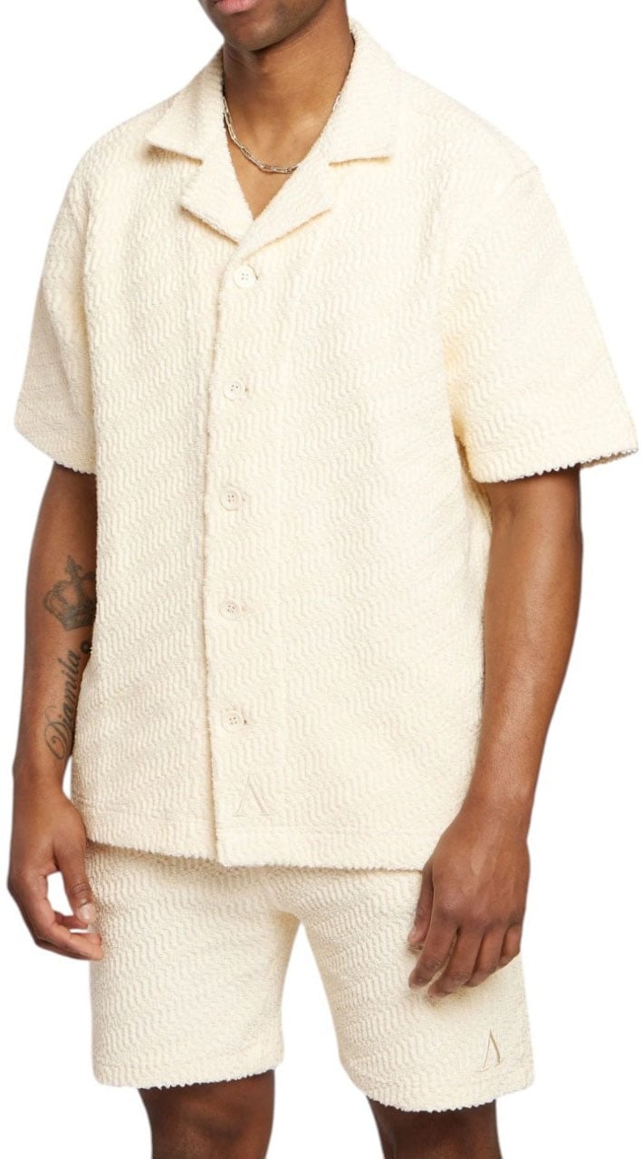 Aeden Heren Overshirt Wit