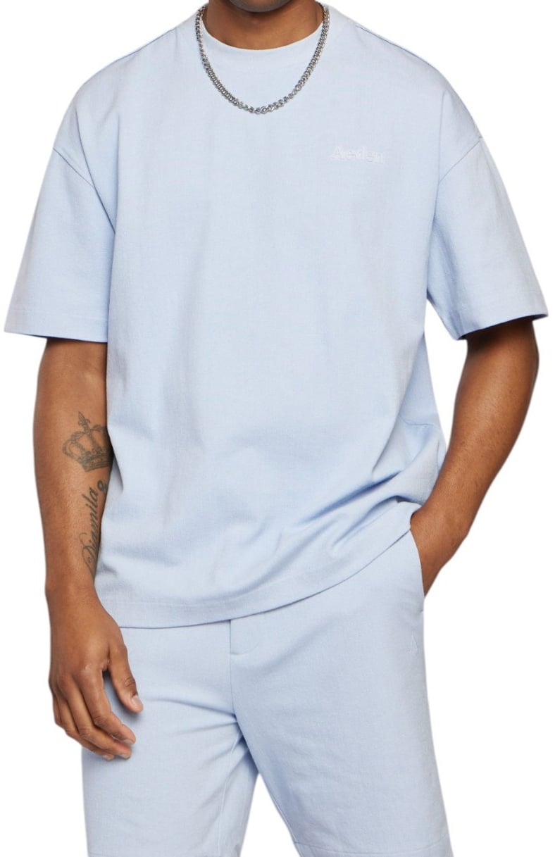 Aeden Heren T-Shirt Blauw