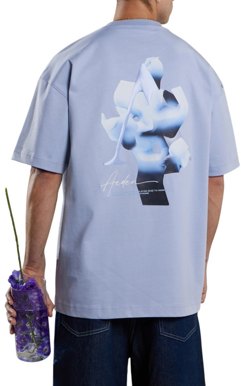 Aeden Heren T-Shirt Blauw