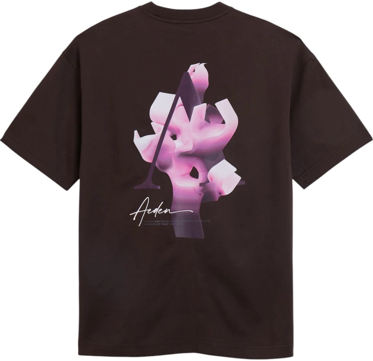 Aeden Heren T-Shirt Bruin