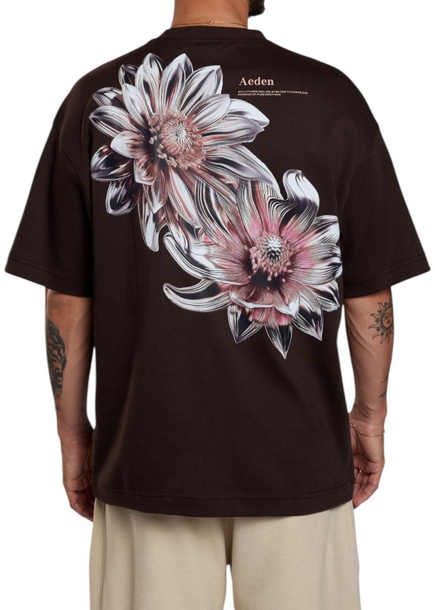 Aeden Heren T-Shirt Bruin