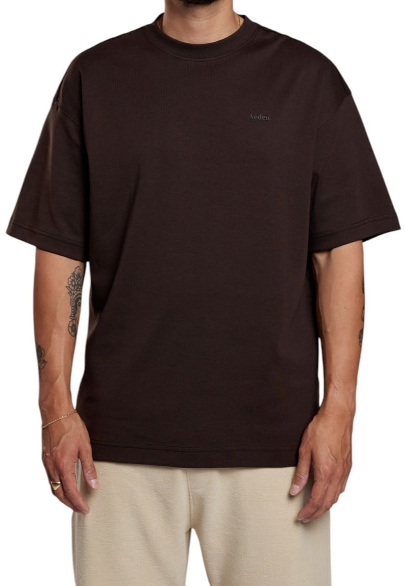 Aeden Heren T-Shirt Bruin