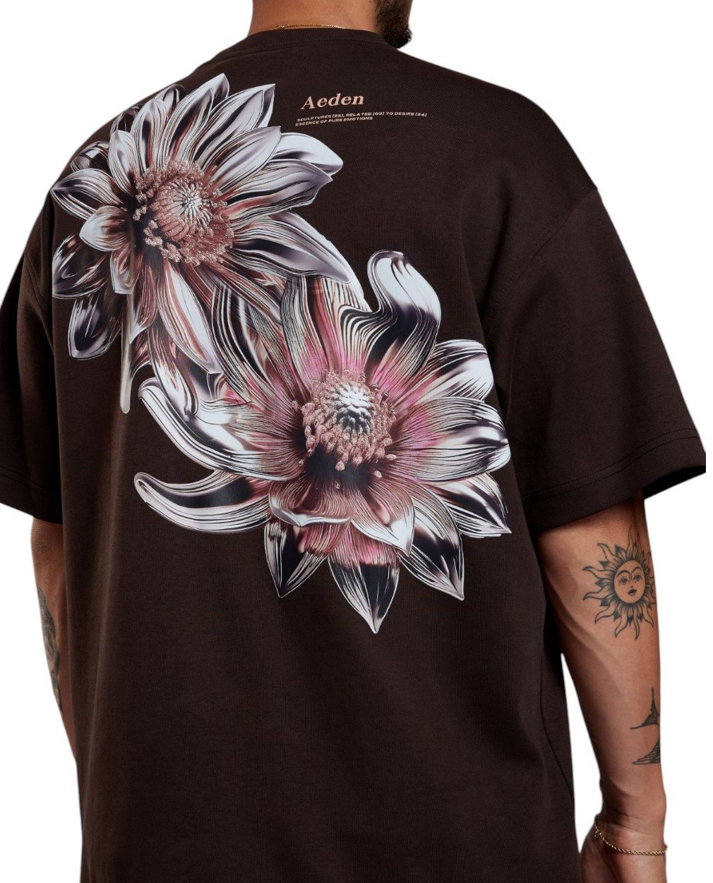 Aeden Heren T-Shirt Bruin