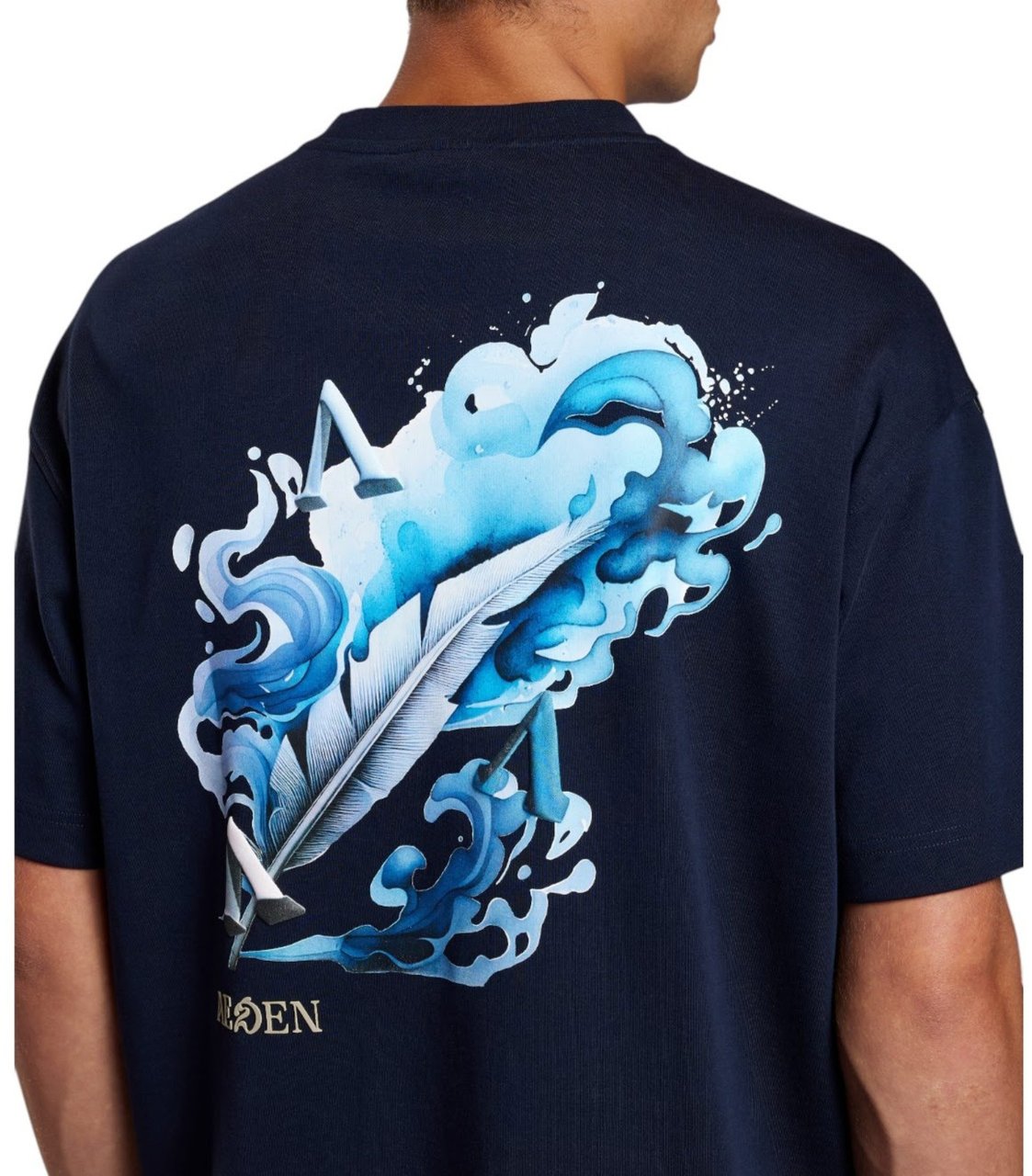 Aeden Heren T-shirt Blauw