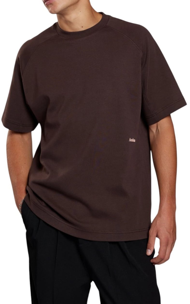Aeden Heren T-shirt Bruin