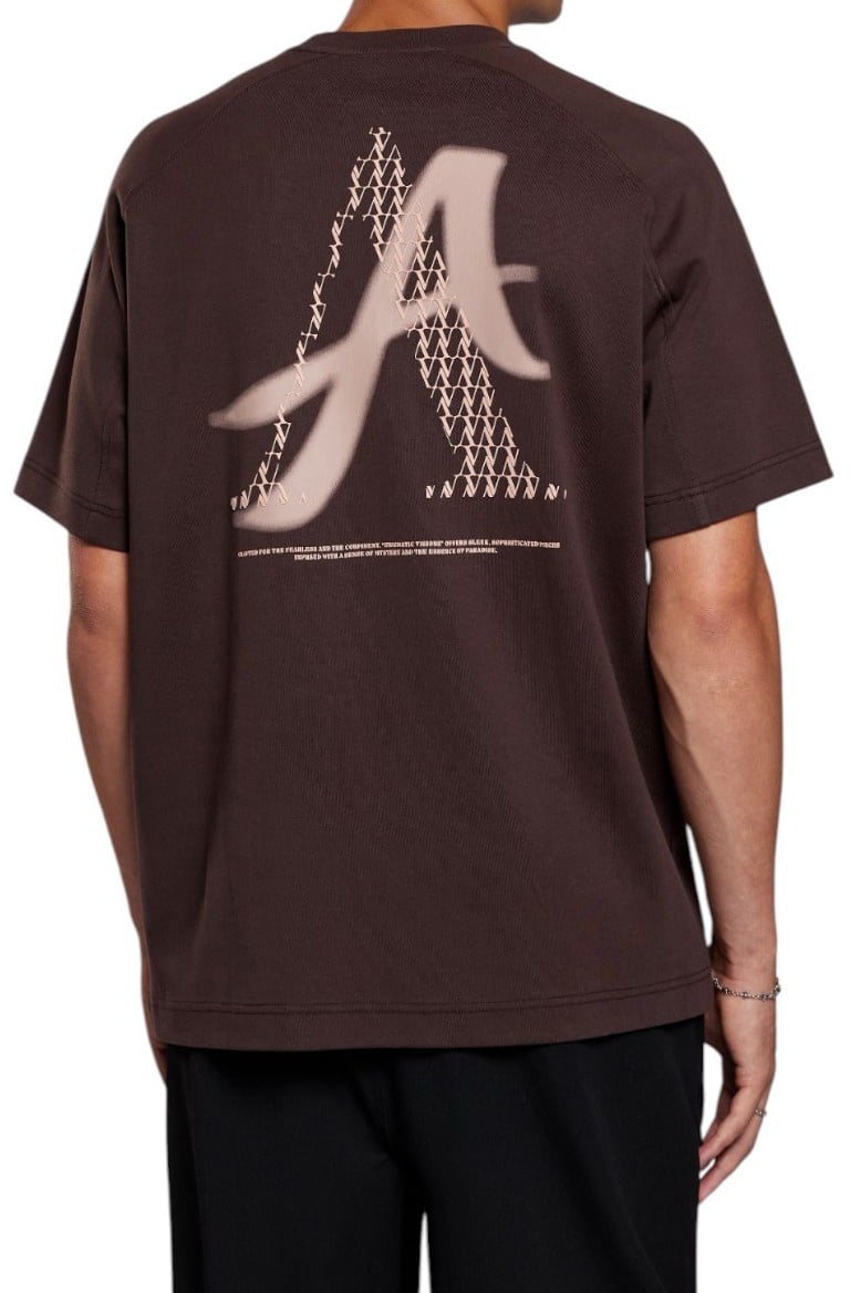 Aeden Heren T-shirt Bruin