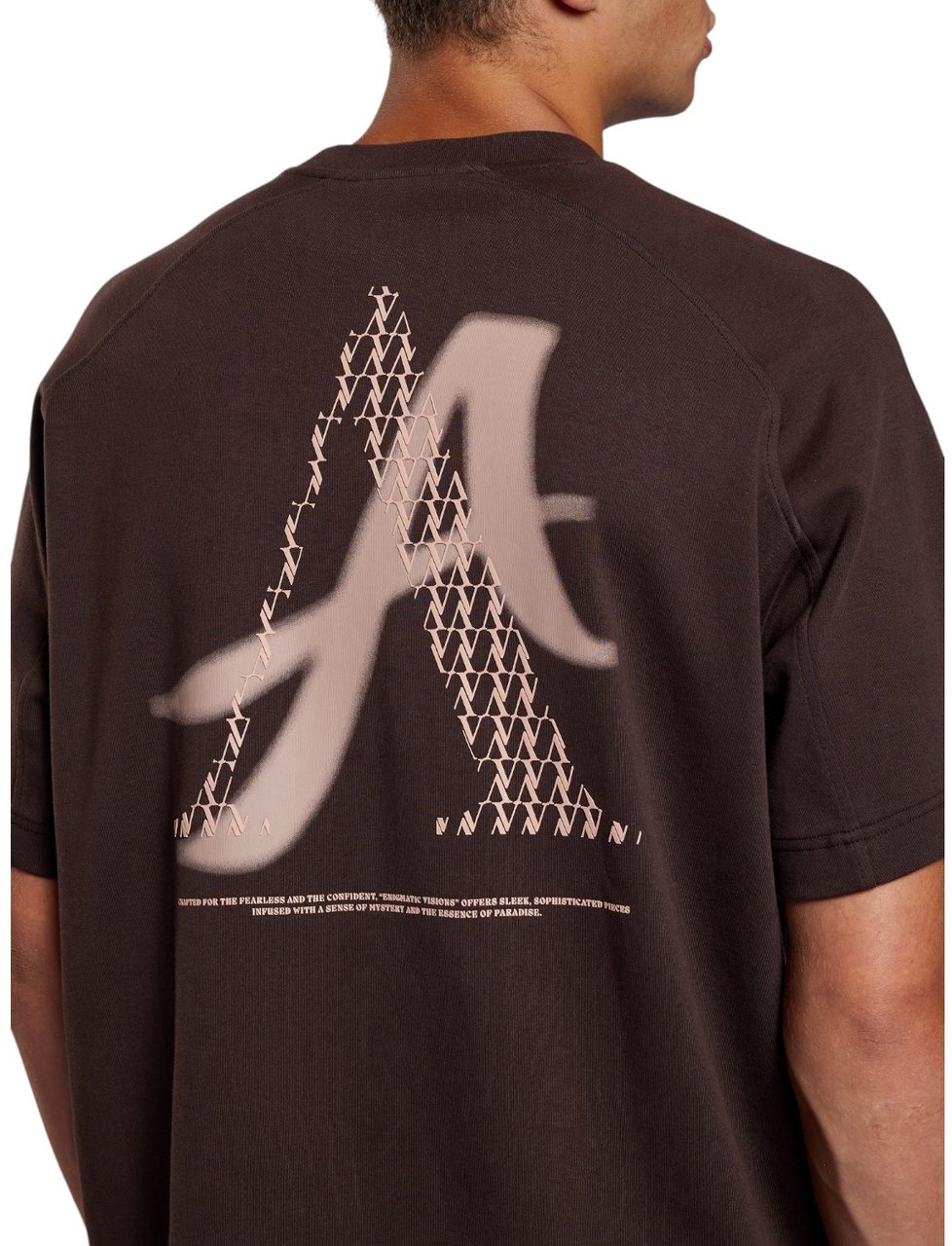 Aeden Heren T-shirt Bruin