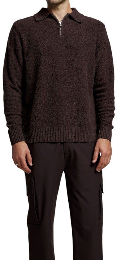 Aeden Heren Polo Bruin