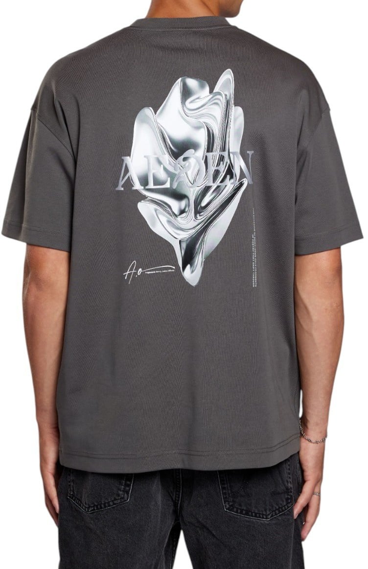 Aeden Heren T-shirt Grijs