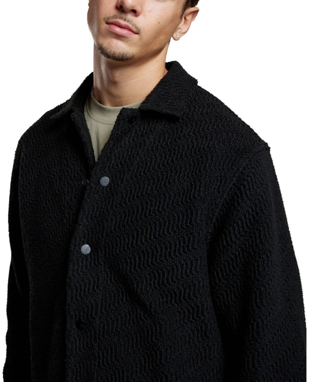 Aeden Heren Vest Zwart