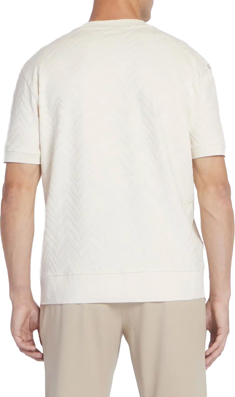 Aeden Silver Tee Off-white Wit