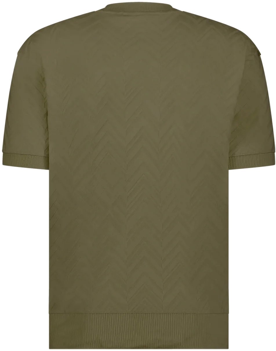 Aeden Silver Tee Vetiver Groen