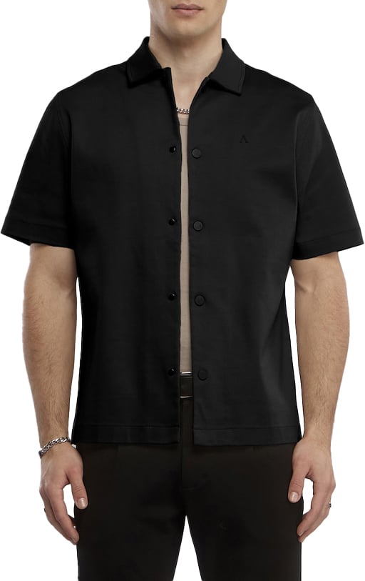 Aeden Federico Shirt Black Zwart