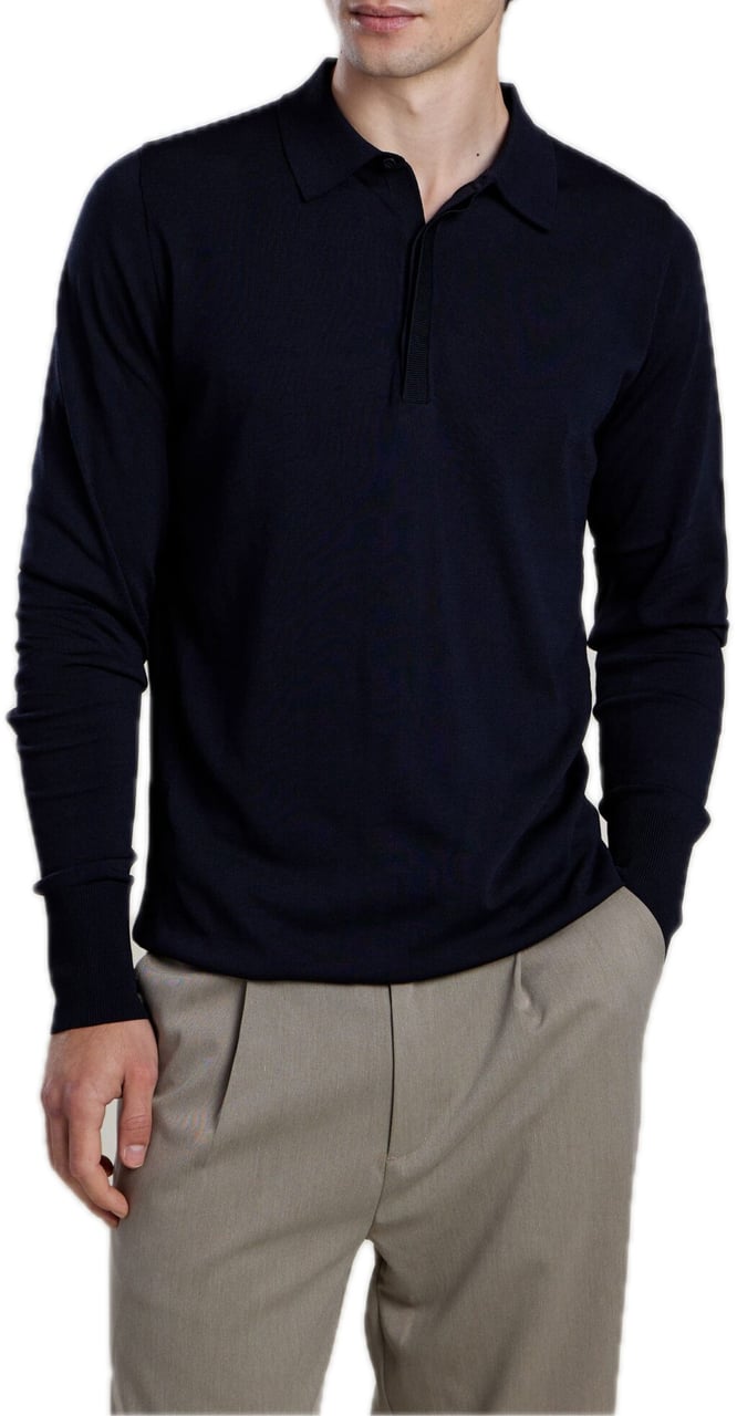 Aeden Nolanos Polo Dark Blue Blauw
