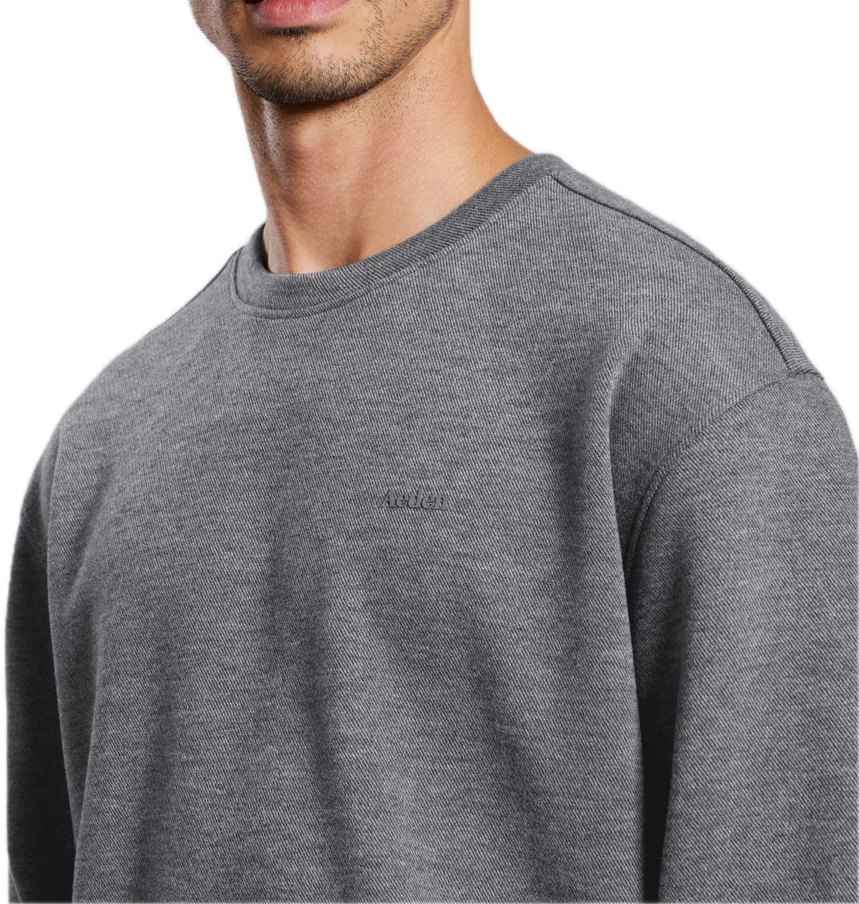 Aeden Teslo Dark Grey Melange Grijs