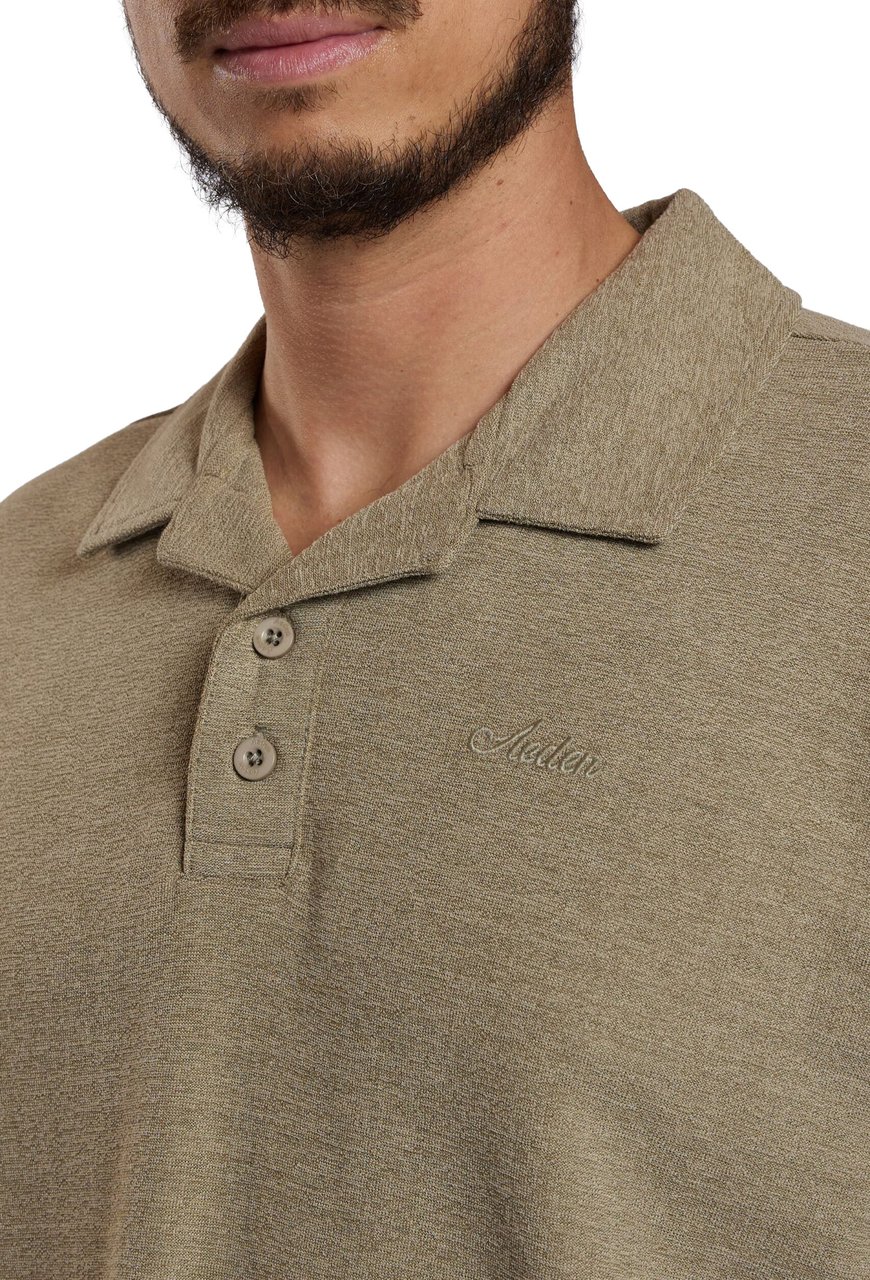 Aeden Kaito Polo Vetiver Groen