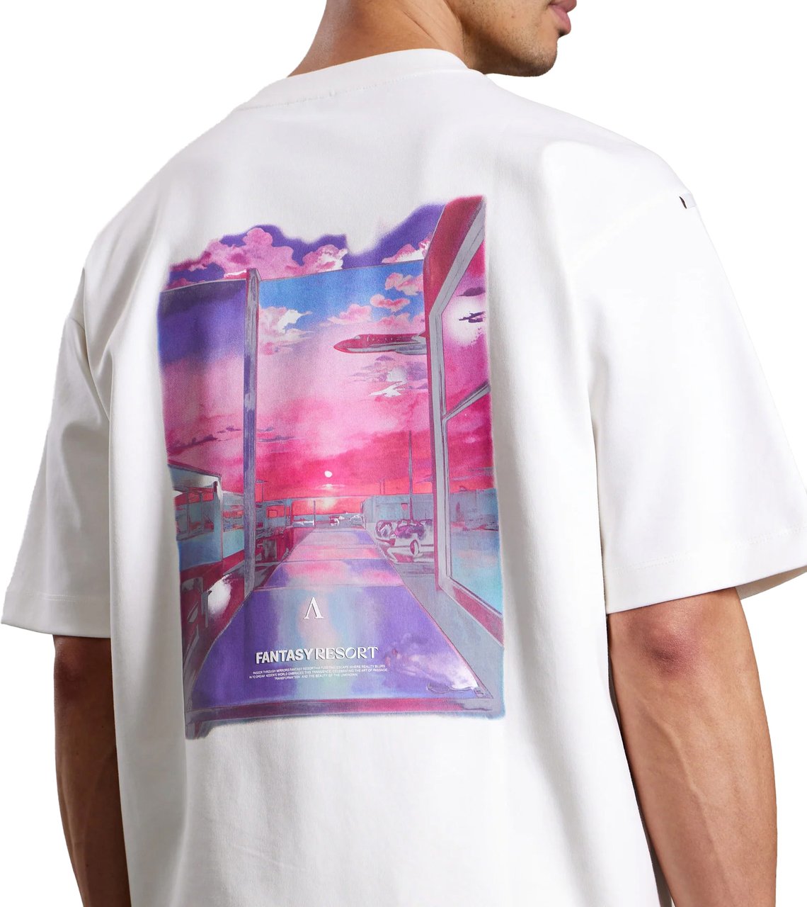 Aeden Cassian Tee Off-white Wit