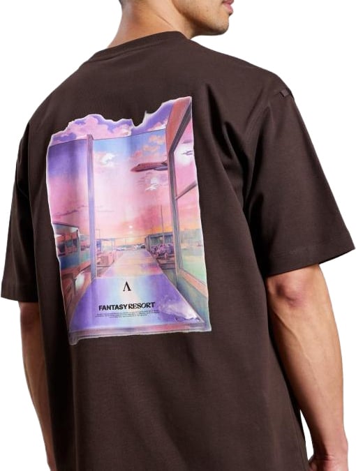 Aeden Cassian Tee Ganache Bruin