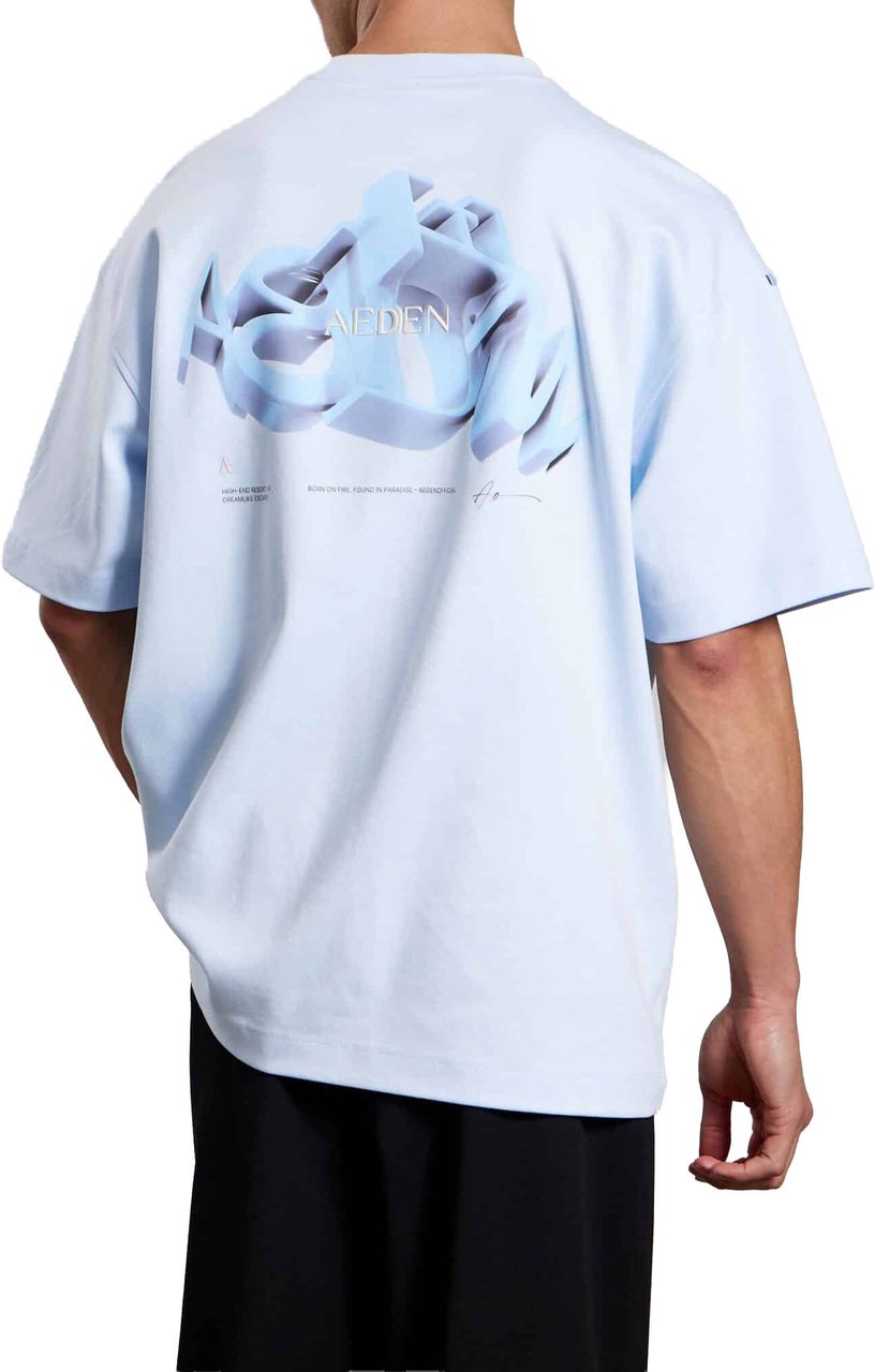 Aeden Romelo Tee Ice Water Blauw