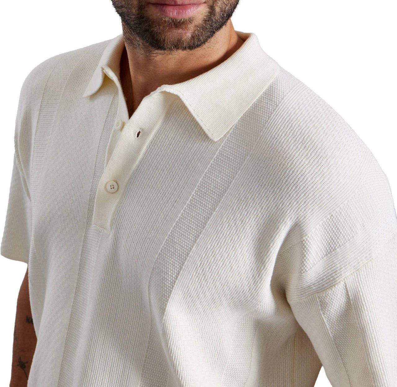 Aeden Rico Polo Off-white Wit