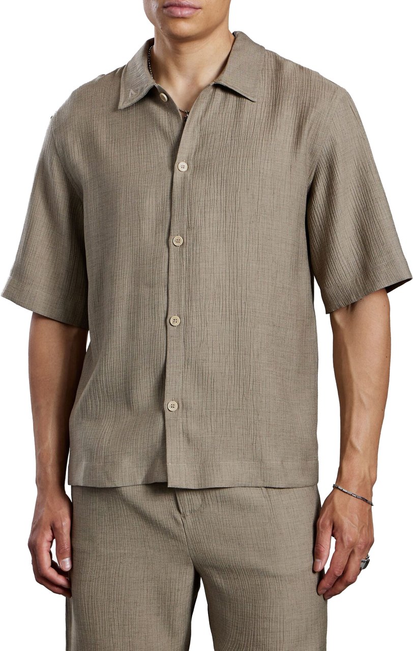 Aeden Darius Shirt Vetiver Groen