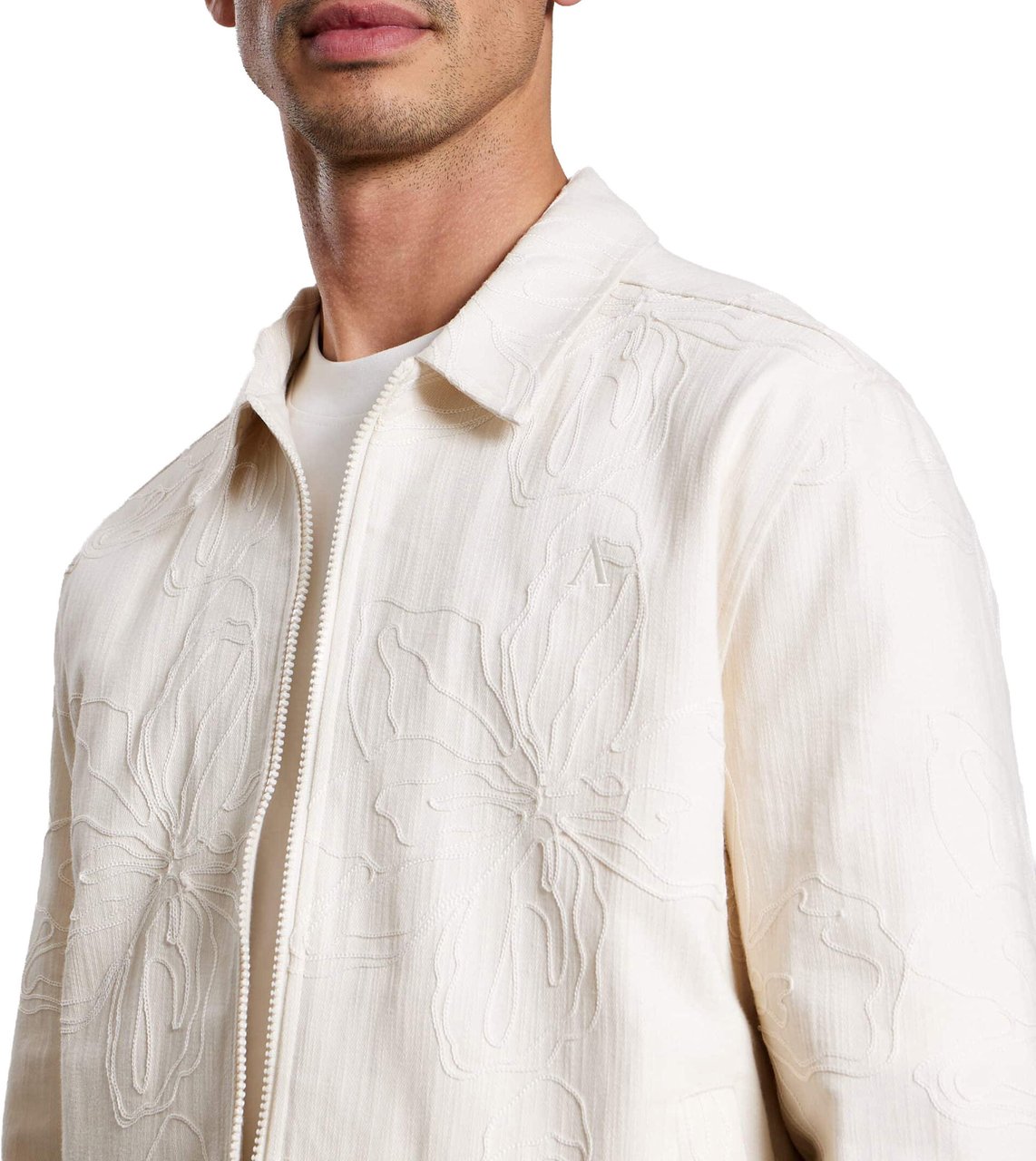 Aeden Dinand Shirt Off-white Wit